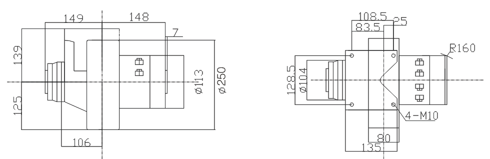 KAD75-DC0.75KW直流電動叉車驅(qū)動輪