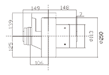 KAD75-DCY永磁有刷電動(dòng)叉車驅(qū)動(dòng)輪價(jià)格